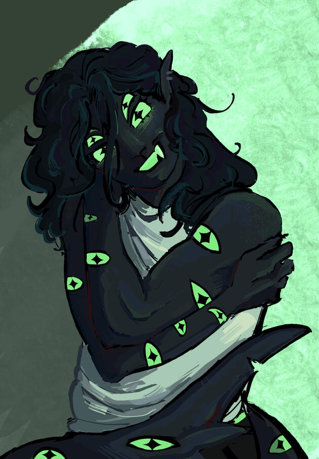 wonderful commission done by @Bugg_drw on twitter! thank you so much ♡